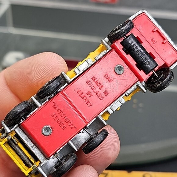 Vintage Lesney Diecast Trucks Set Of 4. Albion Chieftain, DAF Tipper Etc England - Picture 13 of 16